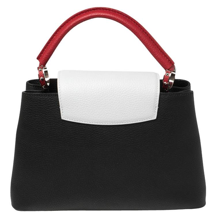 Pre Owned Louis Vuitton Multicolor Taurillon Leather Capucines MM Bag