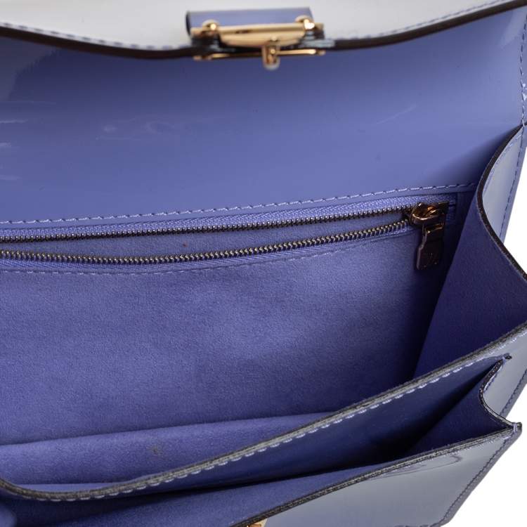 مملوكة مسبقًا Louis Vuitton Lilas Vernis Leather Monceau BB Bag