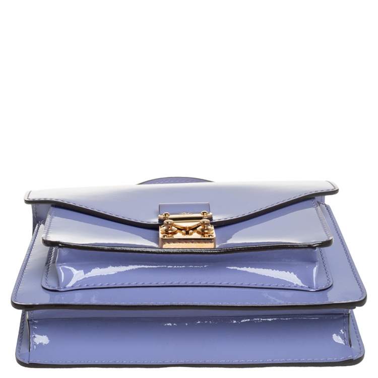مملوكة مسبقًا Louis Vuitton Lilas Vernis Leather Monceau BB Bag