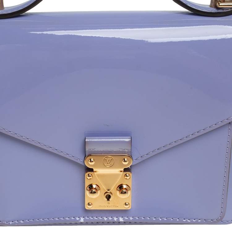 مملوكة مسبقًا Louis Vuitton Lilas Vernis Leather Monceau BB Bag