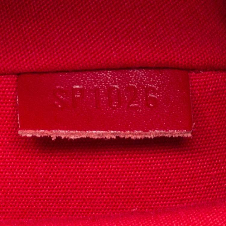 Pre Owned Louis Vuitton Red Epi Leather Keepall 45 