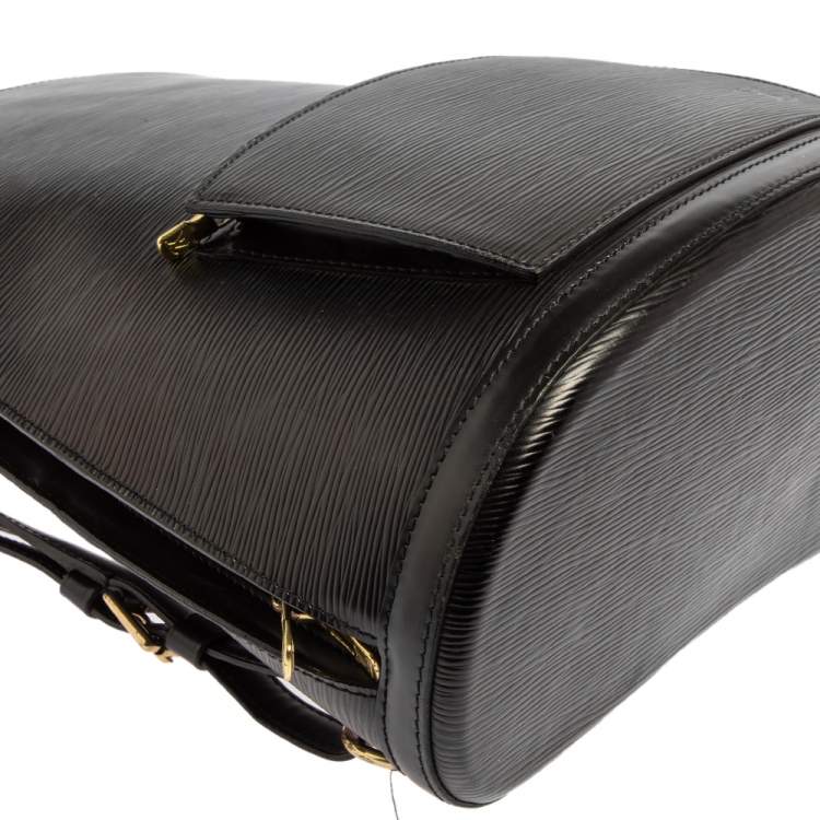 Pre Owned Louis Vuitton Black Epi Leather Gobelins Backpack Bag