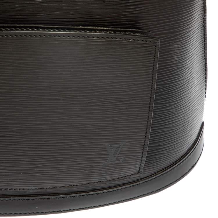 Pre Owned Louis Vuitton Black Epi Leather Gobelins Backpack Bag