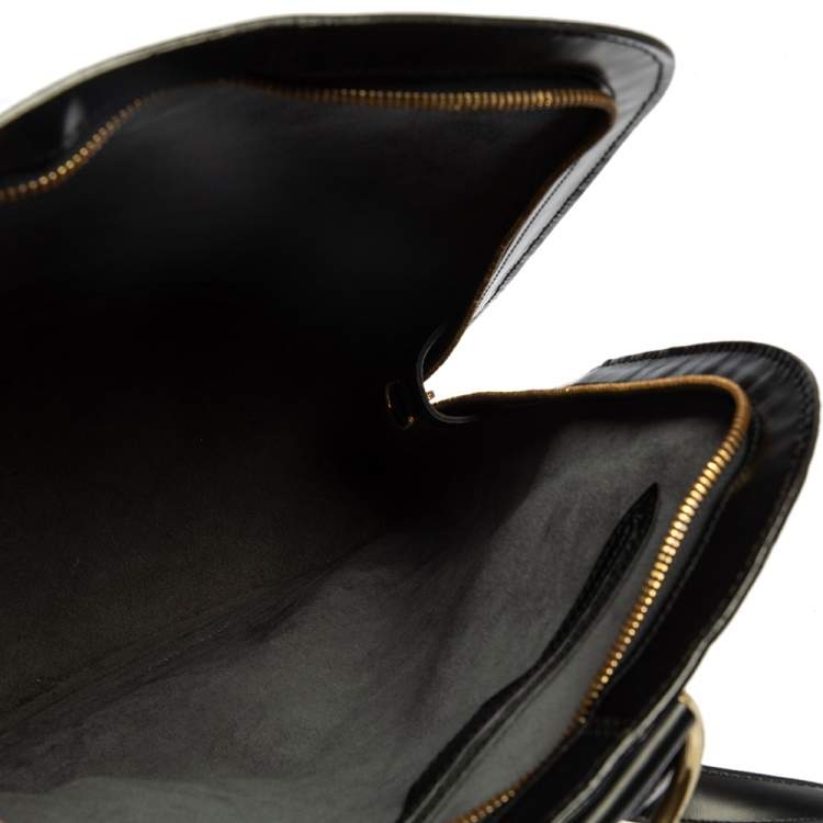 Pre Owned Louis Vuitton Black Epi Leather Gobelins Backpack Bag