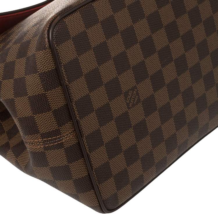 Pre Owned Louis Vuitton Damier Ebene Canvas Bergamo MM Bag
