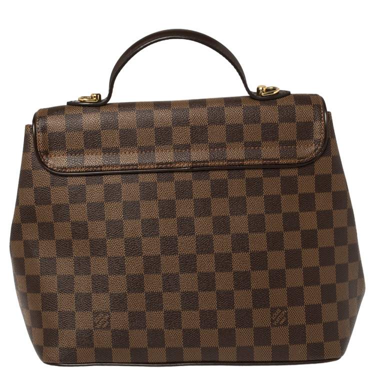 Pre Owned Louis Vuitton Damier Ebene Canvas Bergamo MM Bag