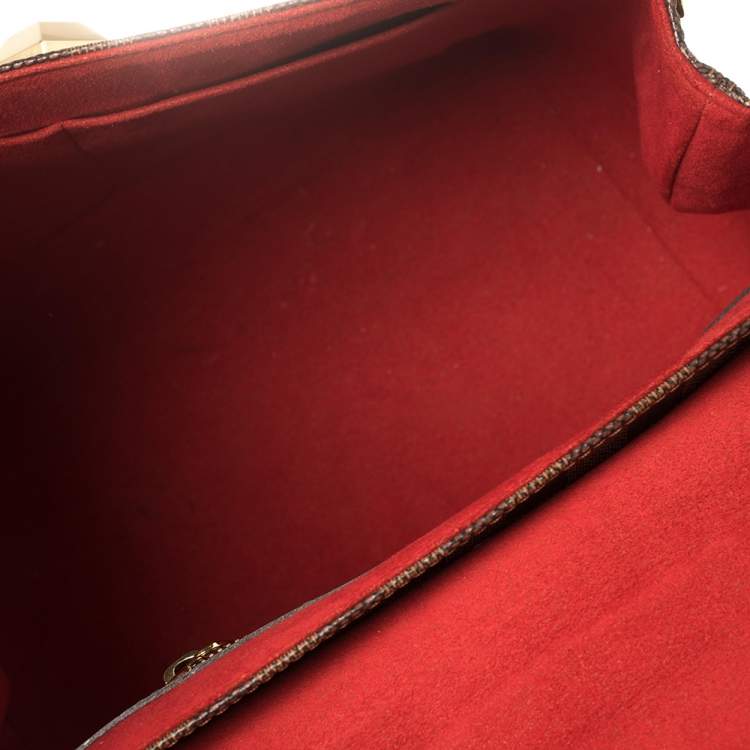 Pre Owned Louis Vuitton Damier Ebene Canvas Bergamo MM Bag