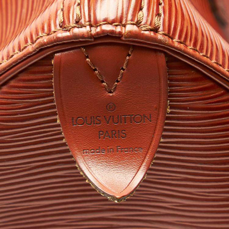 مملوكة مسبقًا Louis Vuitton Brown Epi Leather Speedy 25 Bag
