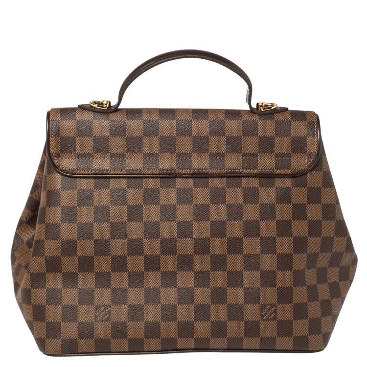 Pre Owned Louis Vuitton Damier Ebene Canvas Bergamo MM Bag