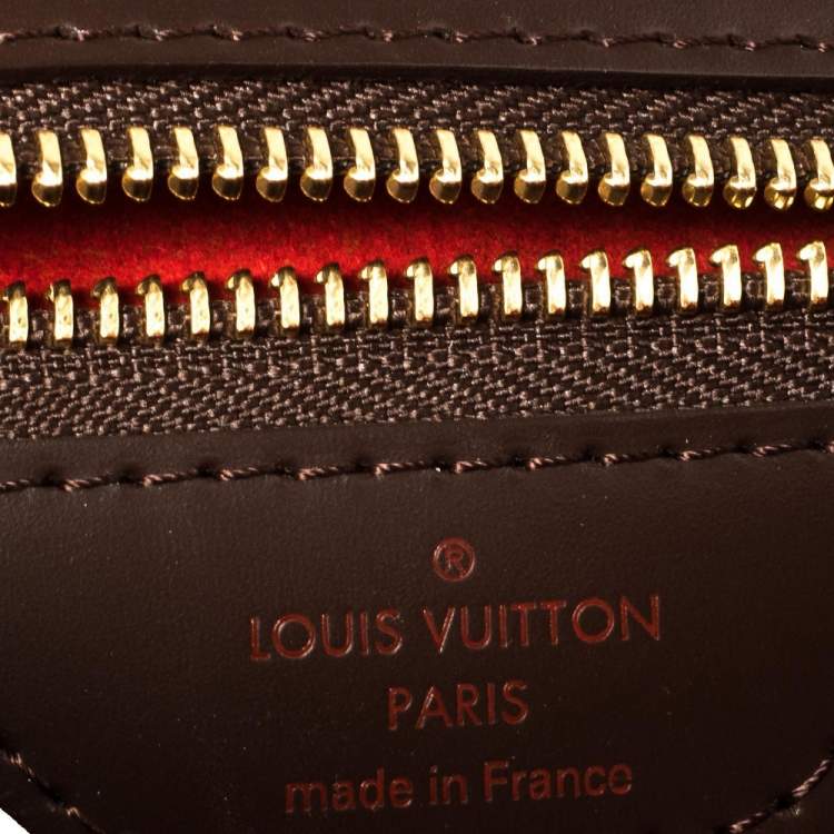 Pre Owned Louis Vuitton Damier Ebene Canvas Bergamo MM Bag