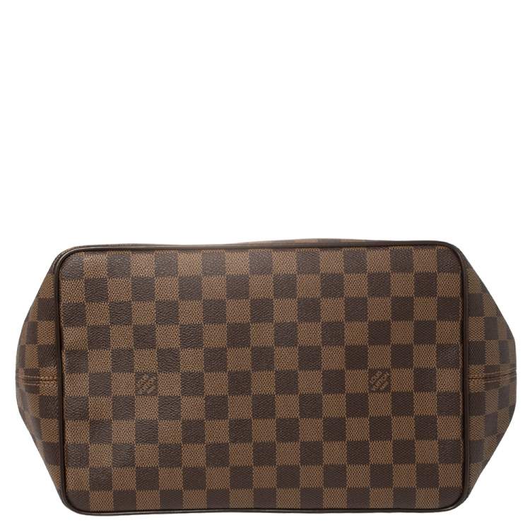 Pre Owned Louis Vuitton Damier Ebene Canvas Bergamo MM Bag