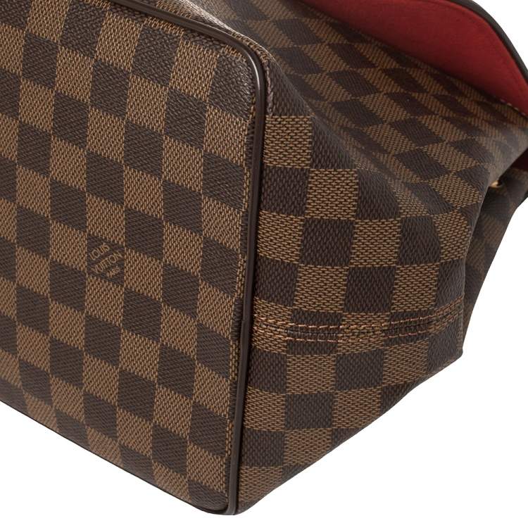 Pre Owned Louis Vuitton Damier Ebene Canvas Bergamo MM Bag