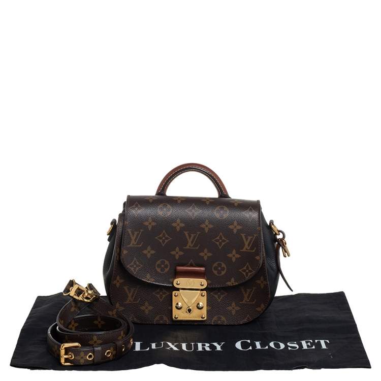 مملوكة مسبقًا Louis Vuitton Black Monogram Canvas and Leather Eden PM Bag