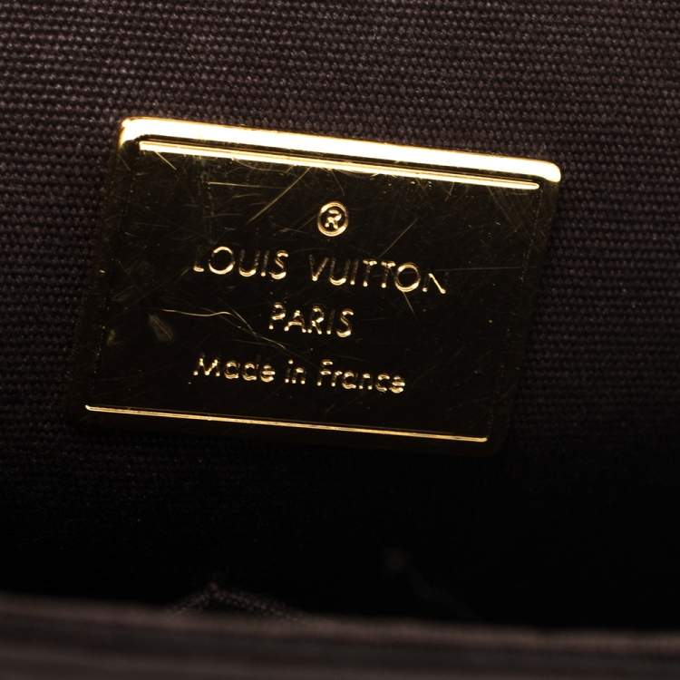 Pre Owned Louis Vuitton Amarante Monogram Vernis Pasadena Bag