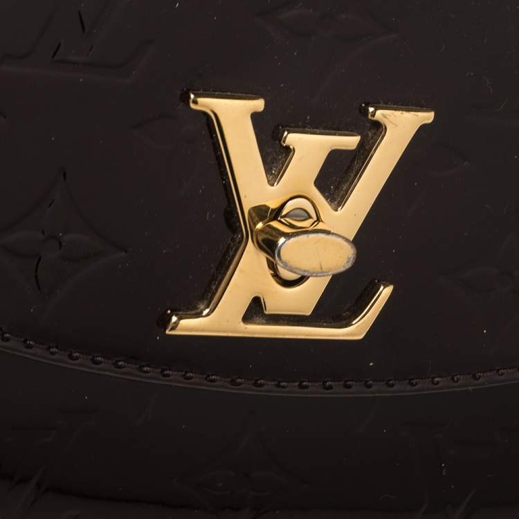Pre Owned Louis Vuitton Amarante Monogram Vernis Pasadena Bag