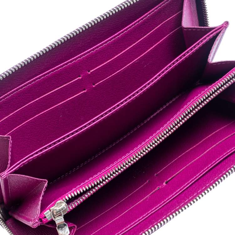 Louis Vuitton Cassis Epi Leather Zippy Wallet Louis Vuitton