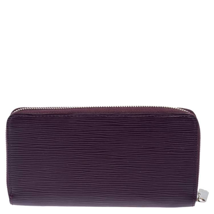 Pre Owned Louis Vuitton Cassis Epi Leather Zippy Wallet