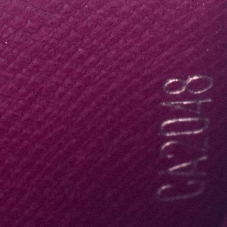 Pre Owned Louis Vuitton Cassis Epi Leather Zippy Wallet