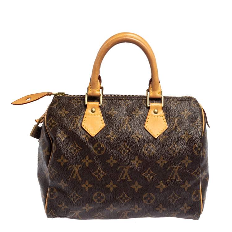 Pre Owned Louis Vuitton Monogram Canvas Speedy 25 Bag