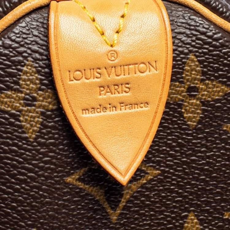 Pre Owned Louis Vuitton Monogram Canvas Speedy 25 Bag