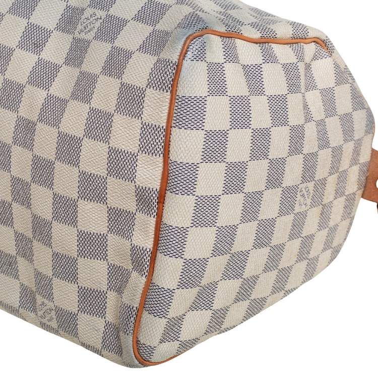 مملوكة مسبقًا Louis Vuitton Damier Azur Canvas Speedy 30 Bag