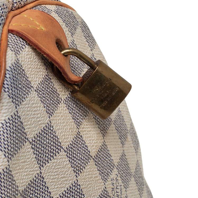 مملوكة مسبقًا Louis Vuitton Damier Azur Canvas Speedy 30 Bag