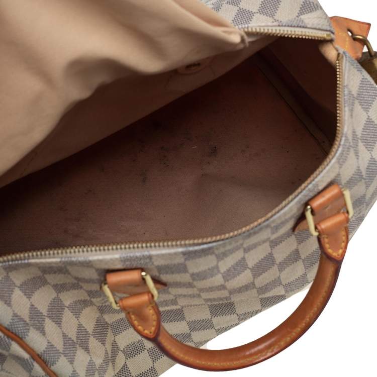 مملوكة مسبقًا Louis Vuitton Damier Azur Canvas Speedy 30 Bag