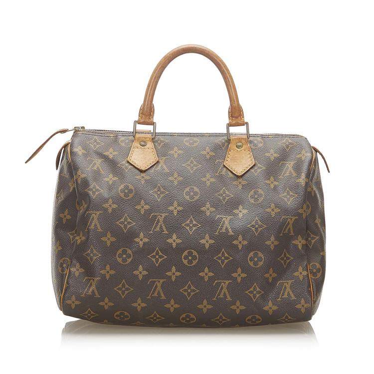 Pre Owned Louis Vuitton Monogram Canvas Speedy 30 Bag
