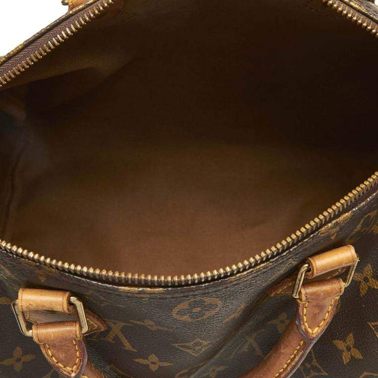 Pre Owned Louis Vuitton Monogram Canvas Speedy 30 Bag