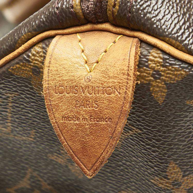 Pre Owned Louis Vuitton Monogram Canvas Speedy 30 Bag