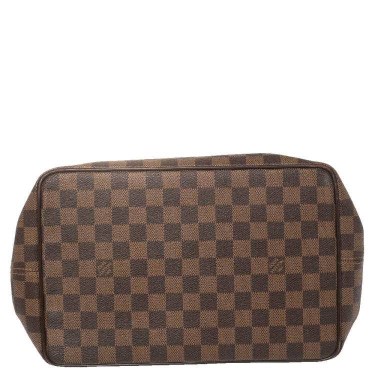 Pre Owned Louis Vuitton Damier Ebene Canvas Bergamo MM Bag