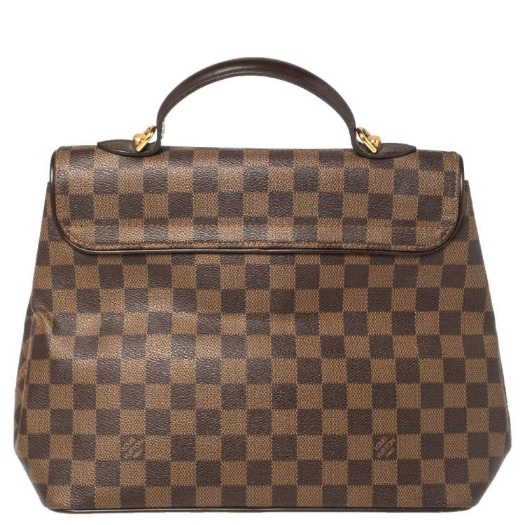 Pre Owned Louis Vuitton Damier Ebene Canvas Bergamo MM Bag