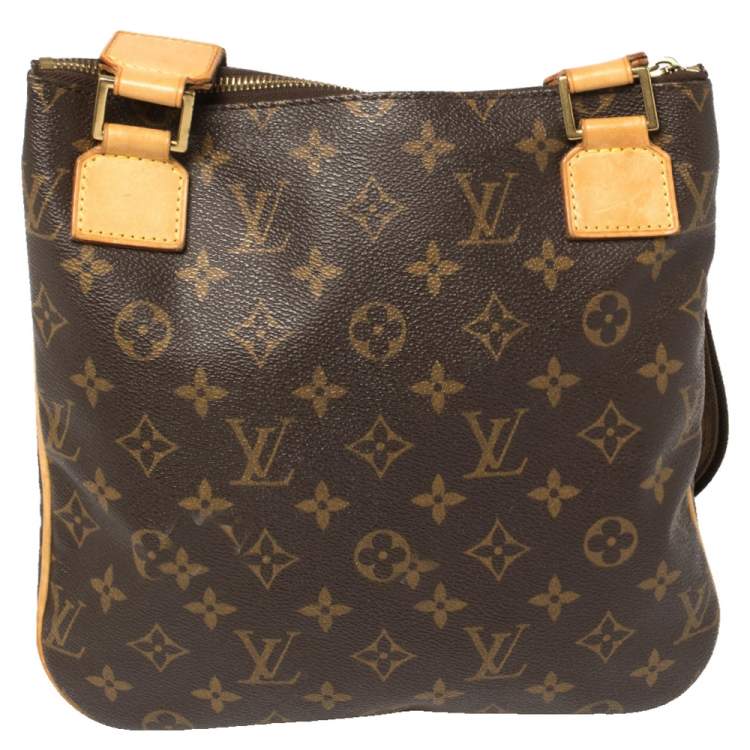Pre Owned Louis Vuitton Monogram Canvas Pochette Bosphore Messenger Bag