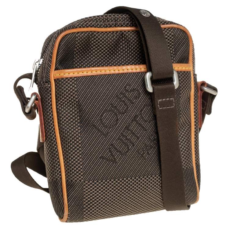 Pre Owned Louis Vuitton Terre Damier Geant Canvas Mini Citadin Messenger Bag