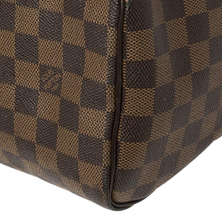 Pre Owned Louis Vuitton Damier Ebene Speedy 25 Bag