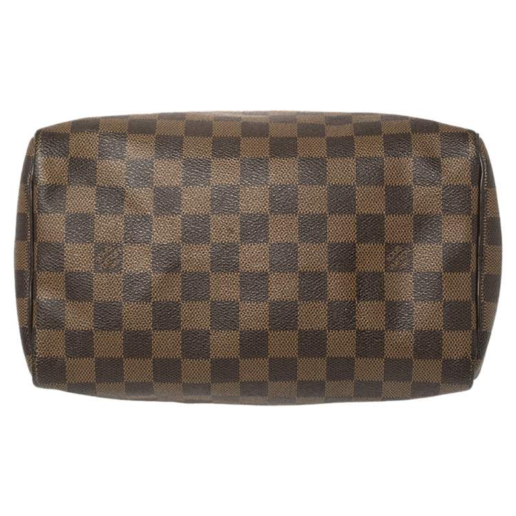 Pre Owned Louis Vuitton Damier Ebene Speedy 25 Bag