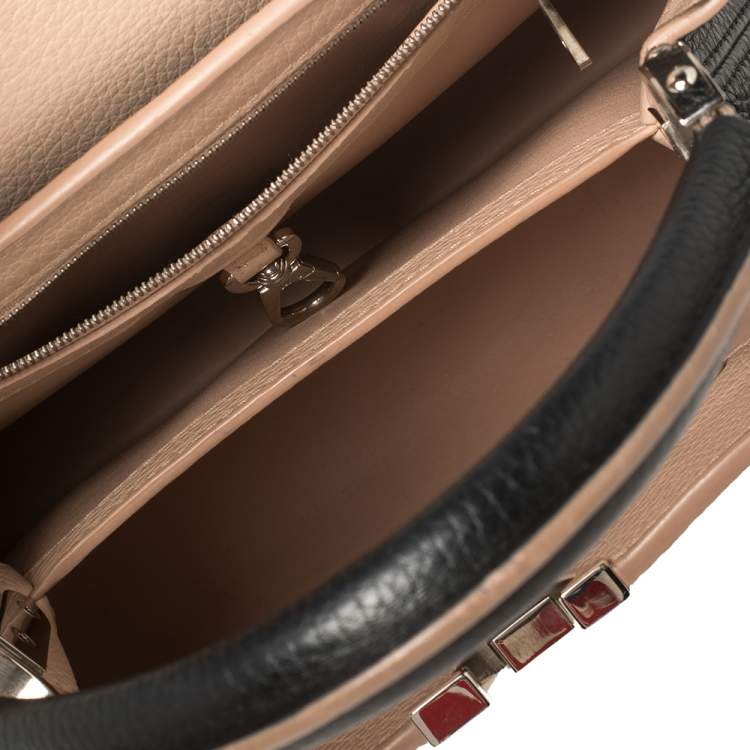 مملوكة مسبقًا Louis Vuitton Black Taurillon Leather Capucines BB Bag