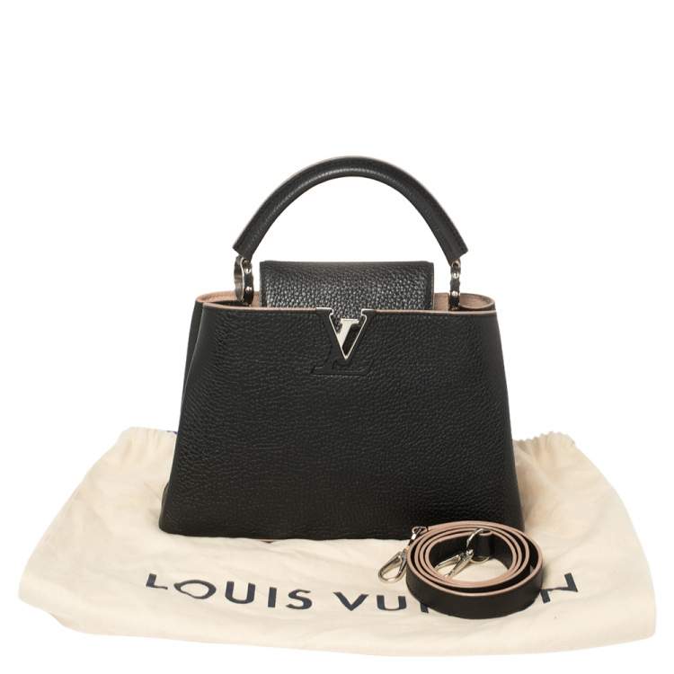 مملوكة مسبقً�ا Louis Vuitton Black Taurillon Leather Capucines BB Bag