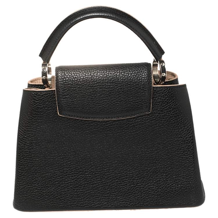 مملوكة مسبقًا Louis Vuitton Black Taurillon Leather Capucines BB Bag