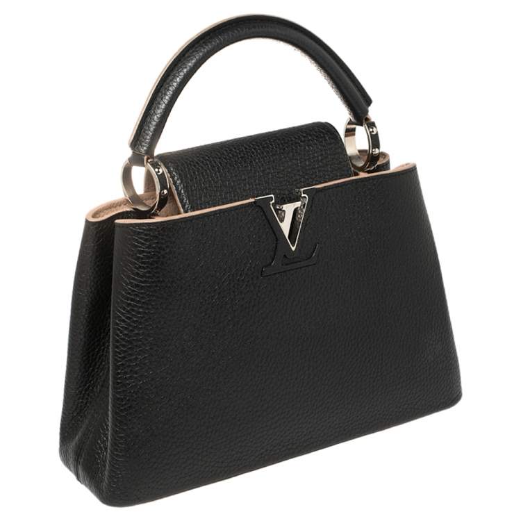 مملوكة مسبقًا Louis Vuitton Black Taurillon Leather Capucines BB Bag