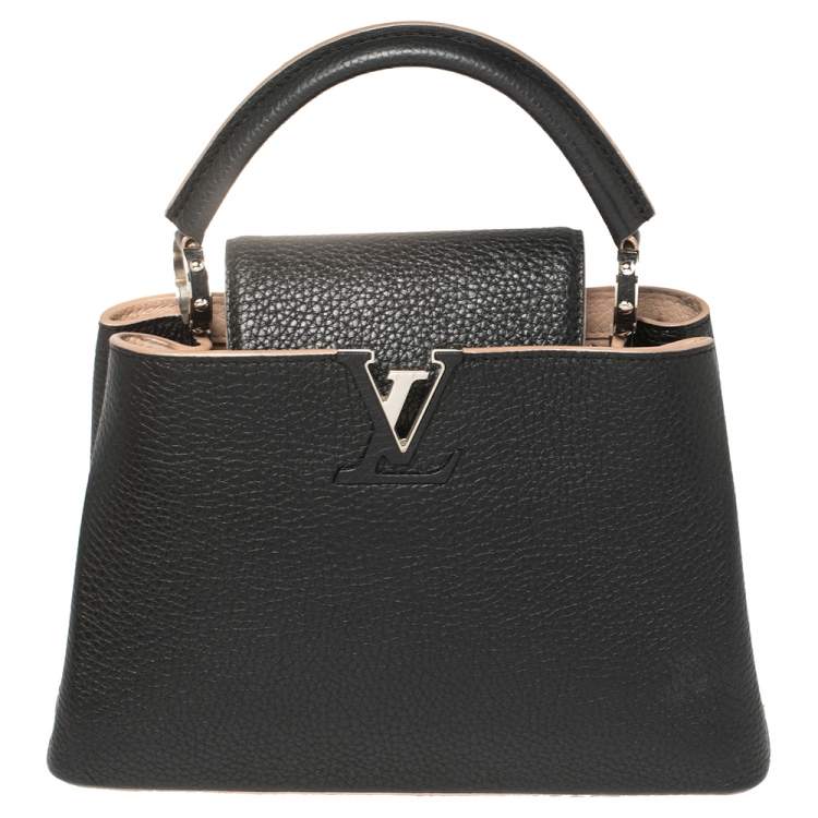 مملوكة مسبقًا Louis Vuitton Black Taurillon Leather Capucines BB Bag