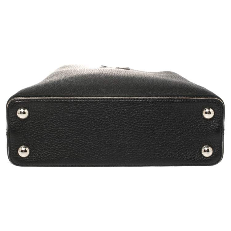 مملوكة مسبقًا Louis Vuitton Black Taurillon Leather Capucines BB Bag