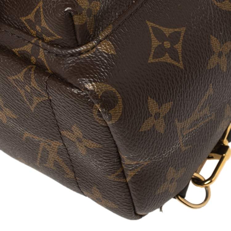 Pre Owned Louis Vuitton Monogram Canvas Mini Palm Springs Backpack