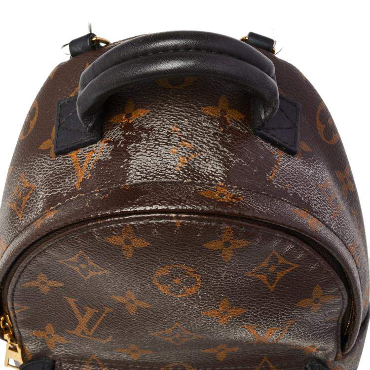 Pre Owned Louis Vuitton Monogram Canvas Mini Palm Springs Backpack