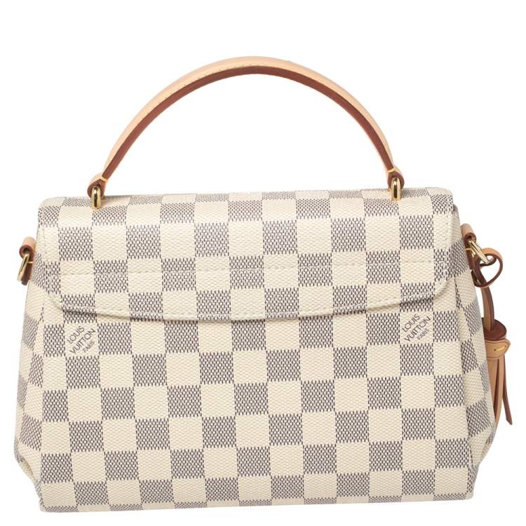 Pre Owned Louis Vuitton Damier Azur Canvas Croisette Bag