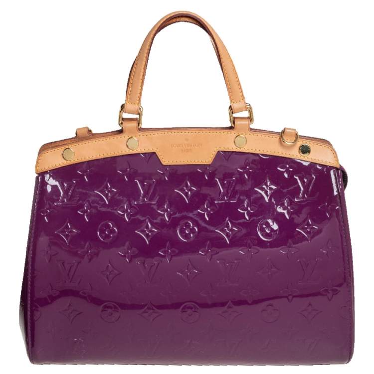 Louis Vuitton Lavender Monogram Vernis Leather Brea MM