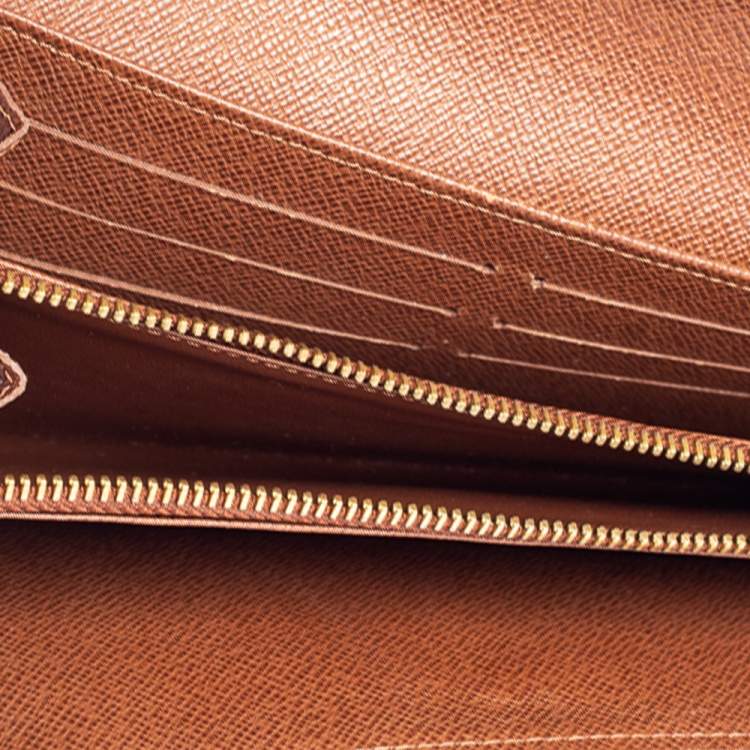 Louis Vuitton Bronze Copper Monogram Vernis Sarah Wallet Trifold
