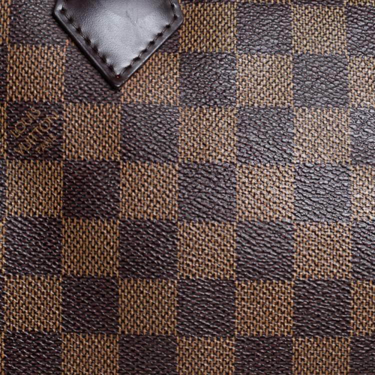 Pre Owned Louis Vuitton Damier Ebene Canvas Speedy 30 Bag