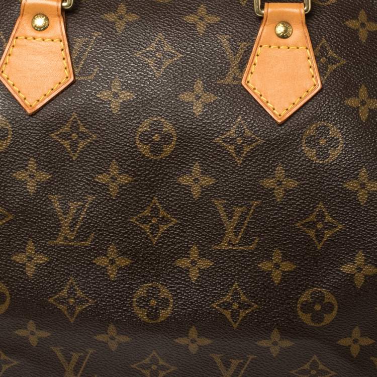 Pre Owned Louis Vuitton Monogram Canvas Speedy 35 Bag
