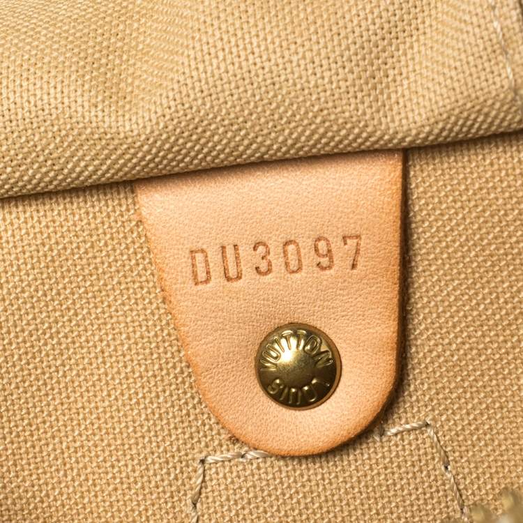 Pre Owned Louis Vuitton Damier Azur Canvas Speedy 30 Bag